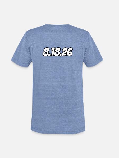 25K on 8.18.26 - Unisex Tri-Blend T-Shirt - heather blue
