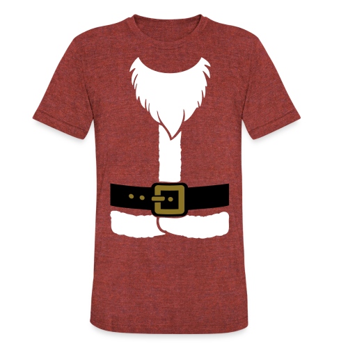 Santa Claus Costume T-shirt - Unisex Tri-Blend T-Shirt
