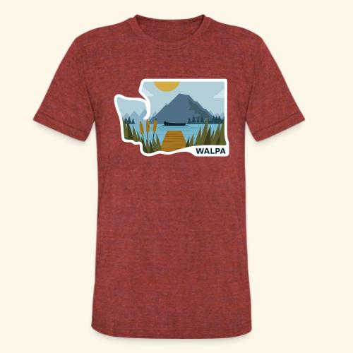 WALPA State Sticker - Unisex Tri-Blend T-Shirt