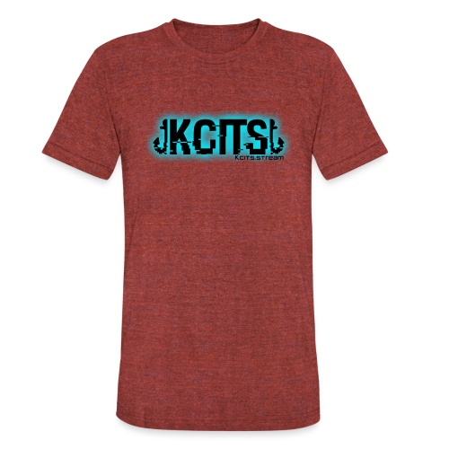 Kcits.stream Basic Logo - Unisex Tri-Blend T-Shirt