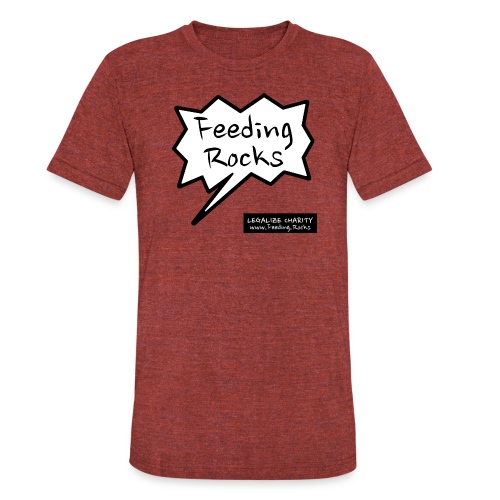 Feeding Rocks 002 - Unisex Tri-Blend T-Shirt