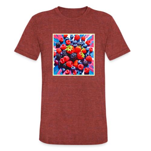 Berrylicious Burst Delight - Unisex Tri-Blend T-Shirt