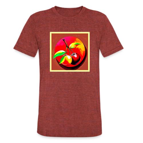 Vibrant Cherry Duo - Unisex Tri-Blend T-Shirt