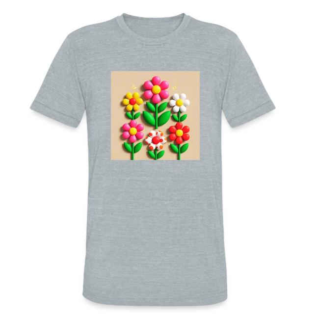 3D Flowers and Butterflies in Amber, Floral Design