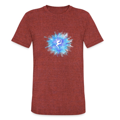 BluePurpleExplosionStagJump - Unisex Tri-Blend T-Shirt