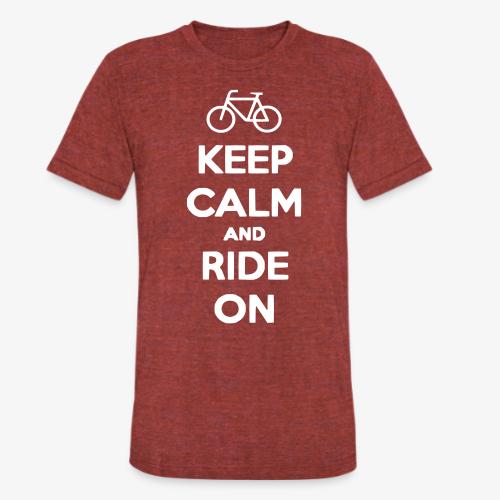 keep_calm_and_ride_on - Unisex Tri-Blend T-Shirt