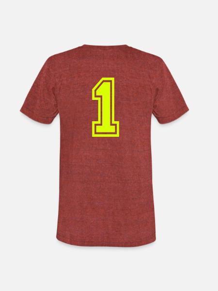1 - Unisex Tri-Blend T-Shirt - heather cranberry