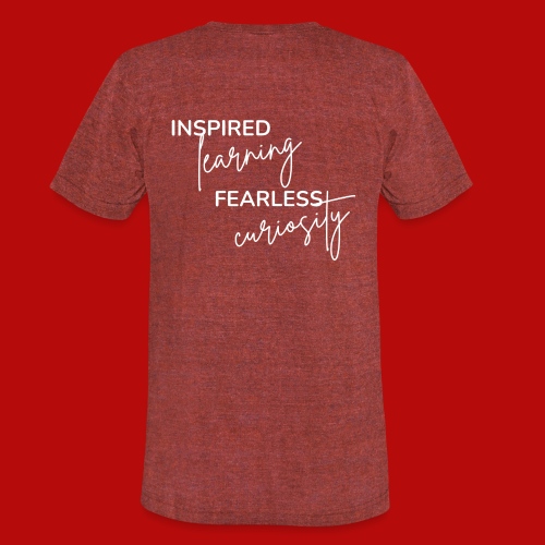 Inspired Learning Fearless Curiosity (Reversed) - Unisex Tri-Blend T-Shirt