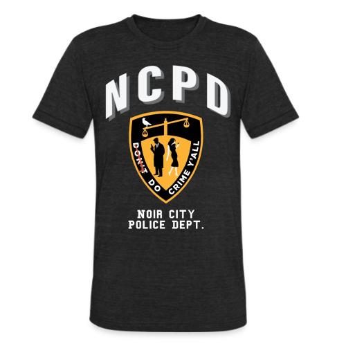 Noir City Police Department shirt - Unisex Tri-Blend T-Shirt