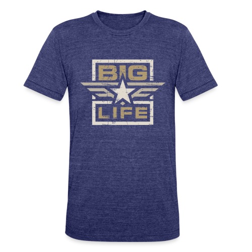 BIG Life Tan Logo - Unisex Tri-Blend T-Shirt