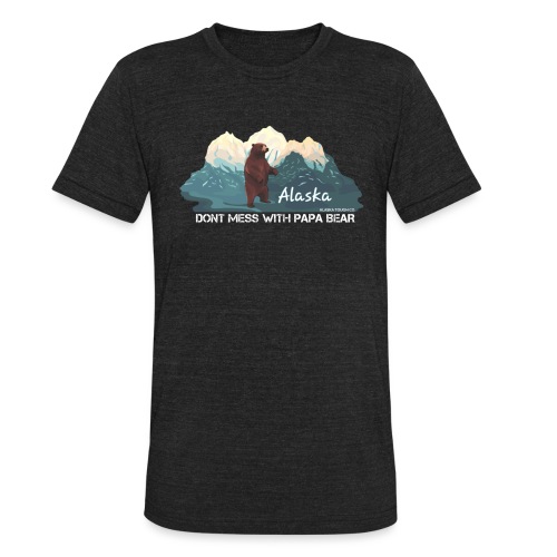 Alaska Hoodie for Men Design - Unisex Tri-Blend T-Shirt