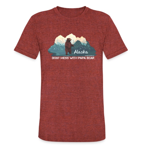 Alaska Hoodie for Men Design - Unisex Tri-Blend T-Shirt