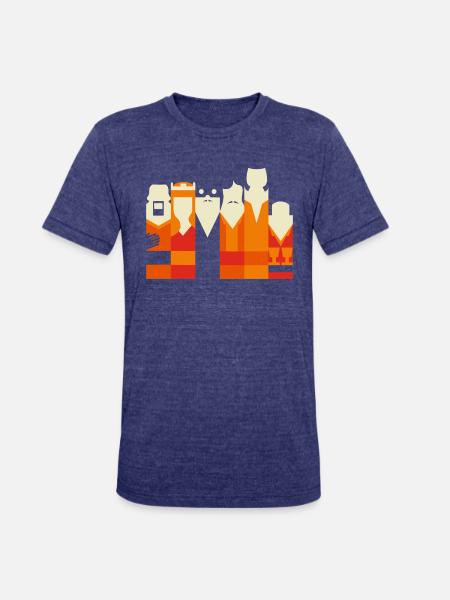 Inconceivably Minimal - Unisex Tri-Blend T-Shirt - heather indigo