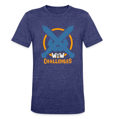 WoW Challenges Logo - Unisex Tri-Blend T-Shirt
