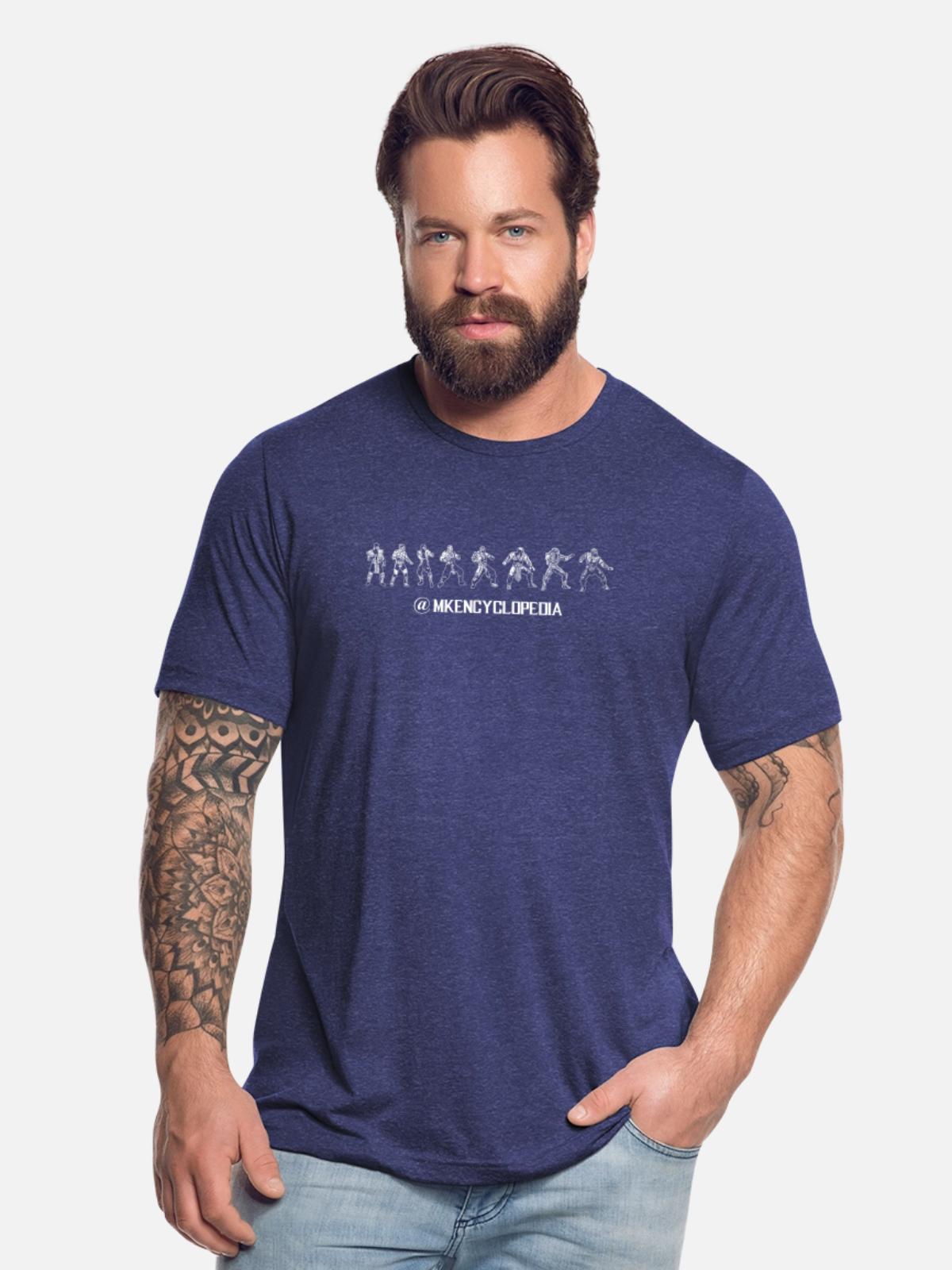 Evolution Sub Zero - Unisex Tri-Blend T-Shirt - heather indigo - Front - Brady (186cm)