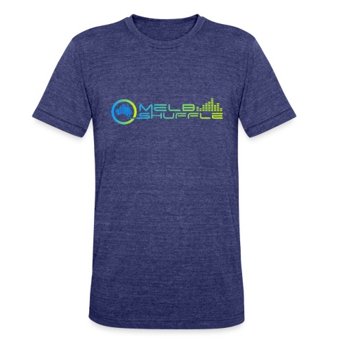 Melbshuffle Gradient Logo - Unisex Tri-Blend T-Shirt