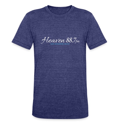 Heaven 88.7 God Honoring Music - Unisex Tri-Blend T-Shirt
