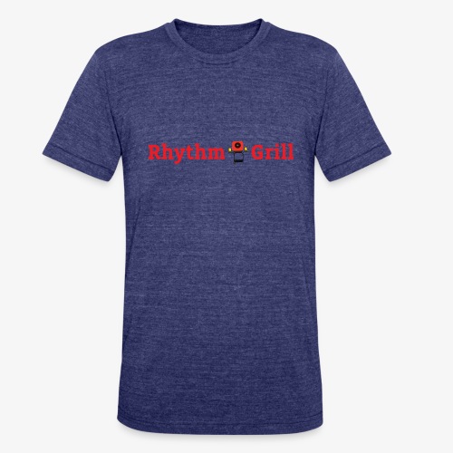 Rhythm Grill word logo - Unisex Tri-Blend T-Shirt