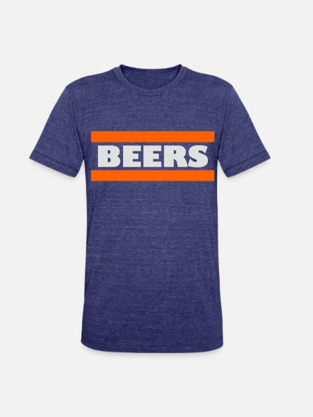 Beers - Unisex Tri-Blend T-Shirt - heather indigo