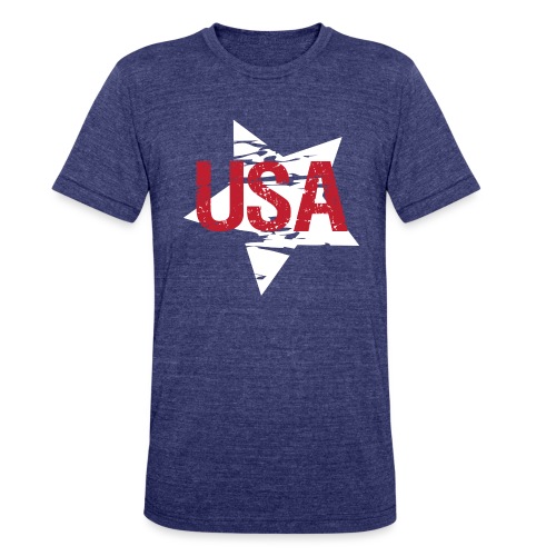 USA! - A stylish 4th July collection - Unisex Tri-Blend T-Shirt