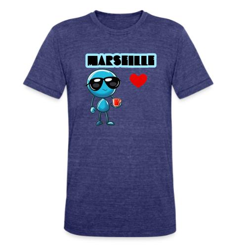 Smoon City_Marseille - Unisex Tri-Blend T-Shirt