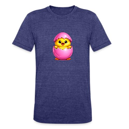 Easter Chick Pink - Unisex Tri-Blend T-Shirt