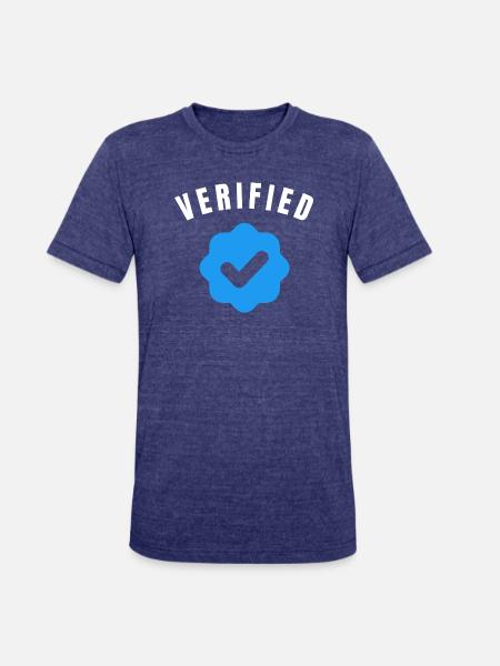 Appreciated Feedback Verified Tweet - Unisex Tri-Blend T-Shirt - heather indigo