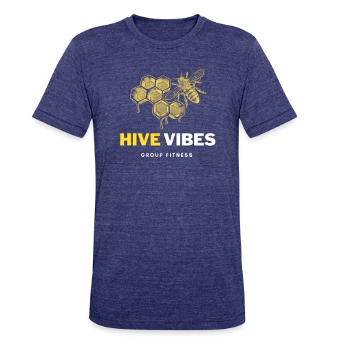 HIVE VIBES GROUP FITNESS - Unisex Tri-Blend T-Shirt