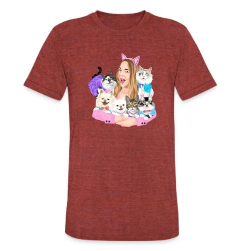 Jahnnalee & The Furry Kiddos - Unisex Tri-Blend T-Shirt