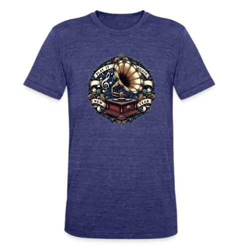 Ornate Phonograph T-Shirt - Unisex Tri-Blend T-Shirt