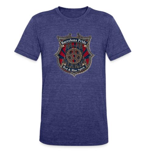 Barcelona Scarlet Pride T Shirt, Soccer City Gift - Unisex Tri-Blend T-Shirt