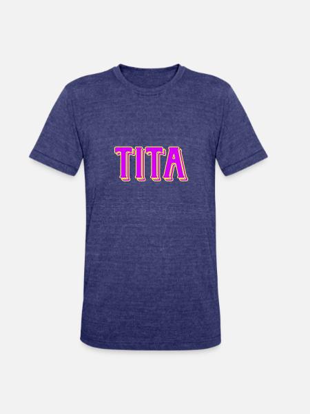 tita - Unisex Tri-Blend T-Shirt - heather indigo