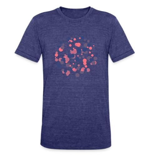 abstract circles pattern - Unisex Tri-Blend T-Shirt