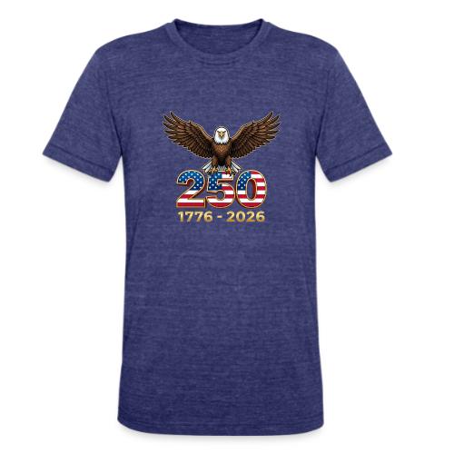 Eagle 250th Anniversary 1776-2026 - Unisex Tri-Blend T-Shirt