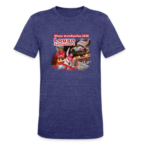 Logan Schuchart #LetsRaceTwo Winner - Unisex Tri-Blend T-Shirt