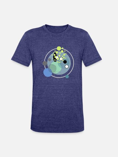 BOHO DESIGN - Unisex Tri-Blend T-Shirt - heather indigo
