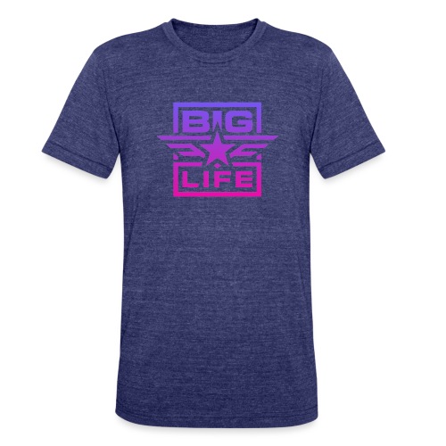 BIG LIFE PINK/PURPLE - Unisex Tri-Blend T-Shirt