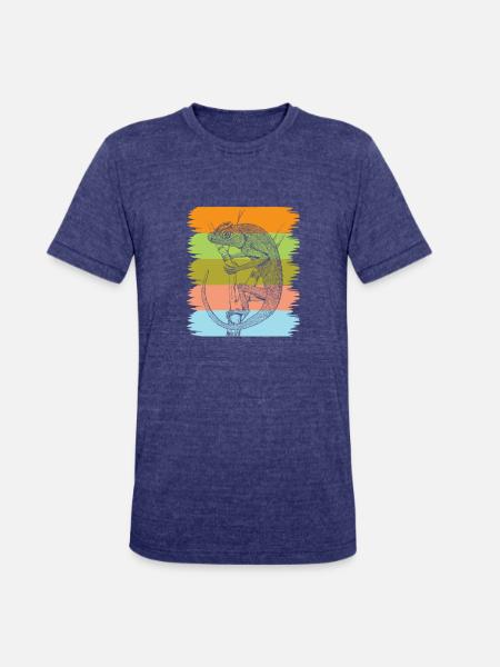 Chameleon - Unisex Tri-Blend T-Shirt - heather indigo