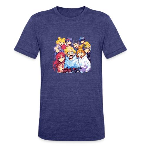 Thrill Rush Anime Squad Streetwear - Unisex Tri-Blend T-Shirt