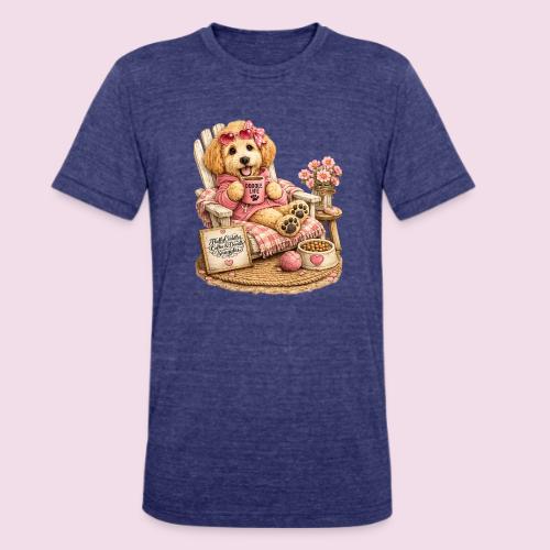 Just Enjoying Life Doodle Dog - Unisex Tri-Blend T-Shirt