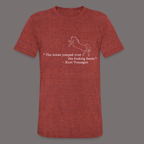 Kurt Vonnegut Sports Journalist - Unisex Tri-Blend T-Shirt