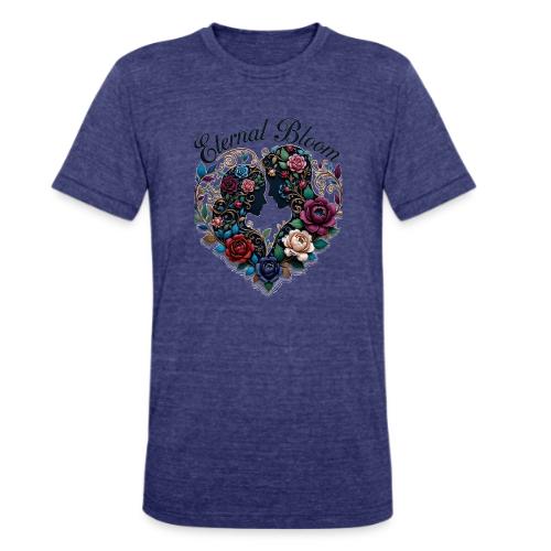 Eternal Bloom Embrace T-Shirt - Unisex Tri-Blend T-Shirt