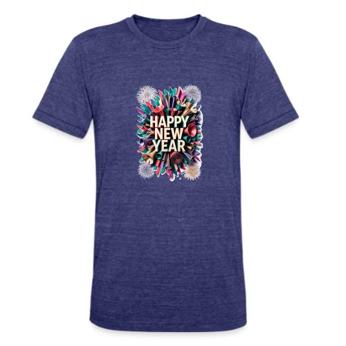 New Year's Party Horn T-Shirt - Unisex Tri-Blend T-Shirt