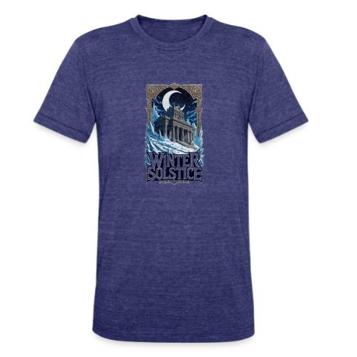 Winter Solstice Temple T-Shirt - Unisex Tri-Blend T-Shirt