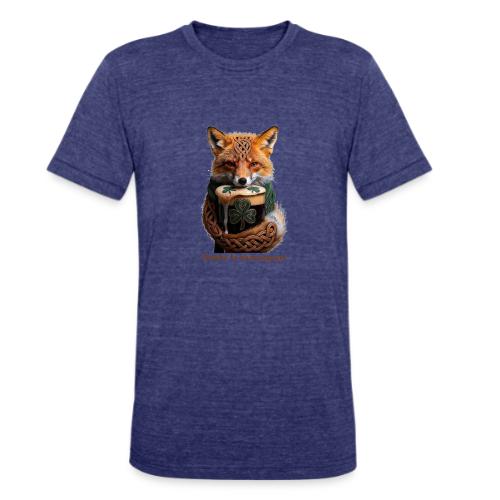 Sly Emerald Fox Toast T-Shirt - Unisex Tri-Blend T-Shirt