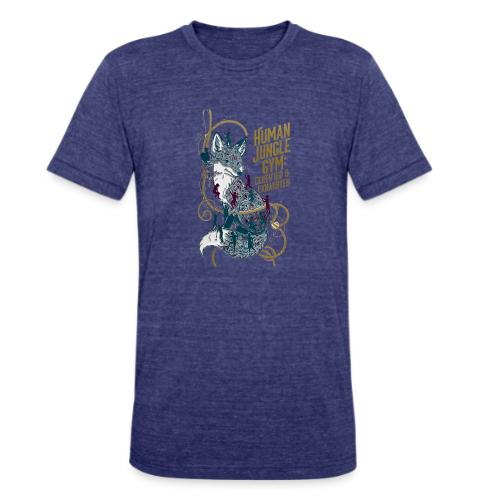 Human Jungle Gym Fox Tee - Unisex Tri-Blend T-Shirt