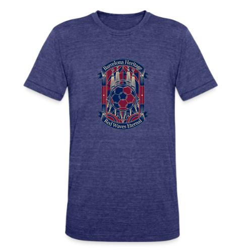 Barcelona Red Heritage T Shirt, Barsa fan Gift - Unisex Tri-Blend T-Shirt