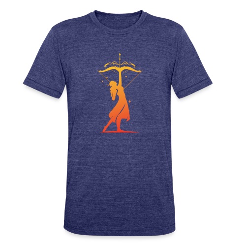 Sagittarius Archer Zodiac Fire Sign - Unisex Tri-Blend T-Shirt