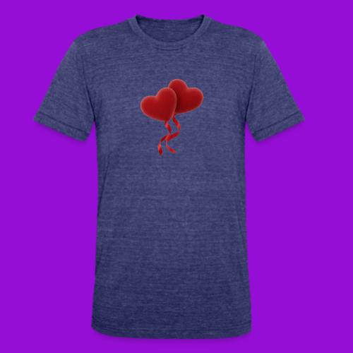 Two hearts together - Unisex Tri-Blend T-Shirt