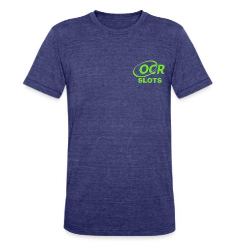 OCR Slots Americana Heart - Unisex Tri-Blend T-Shirt